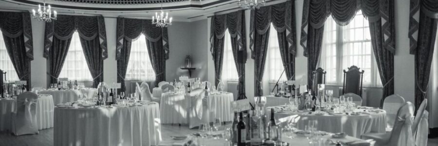 Ballroom set up with Table Rounds