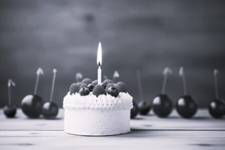 Mini Cake with Candle